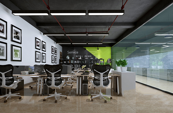 桦洋科技公司办公室装修案例