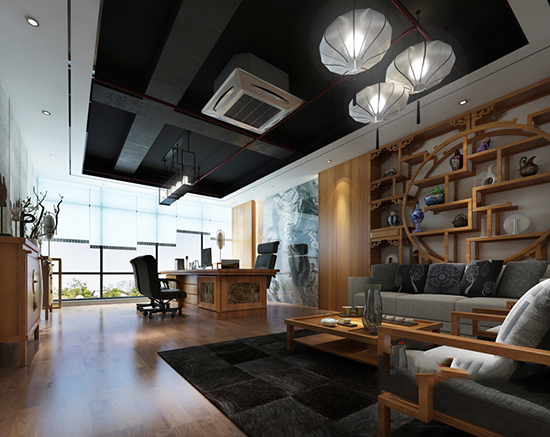 桦洋科技公司办公室装修案例