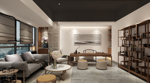 中式办公室装修效果图 中式办公室装修效果图