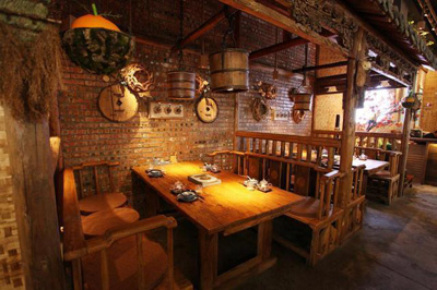  餐厅装修用餐区