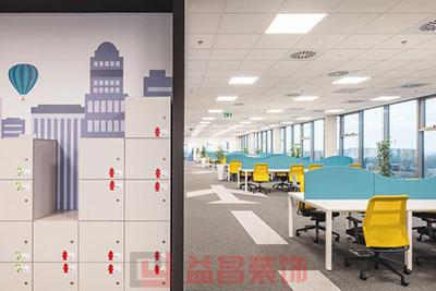 互联网办公室装修图