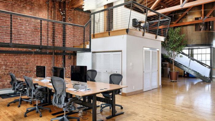 loft办公区装修效果图