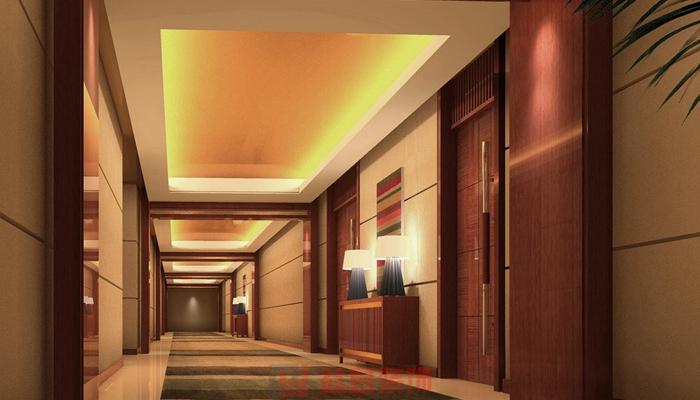 酒店装修设计之客房走道设计